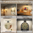 AIFEI Picture Lights for Wall Battery Operated, Rechargeable Wireless Picture Light with Remote Control, Dimmable Art Lighting for Paintings, Gallery Frame Display Light, 16