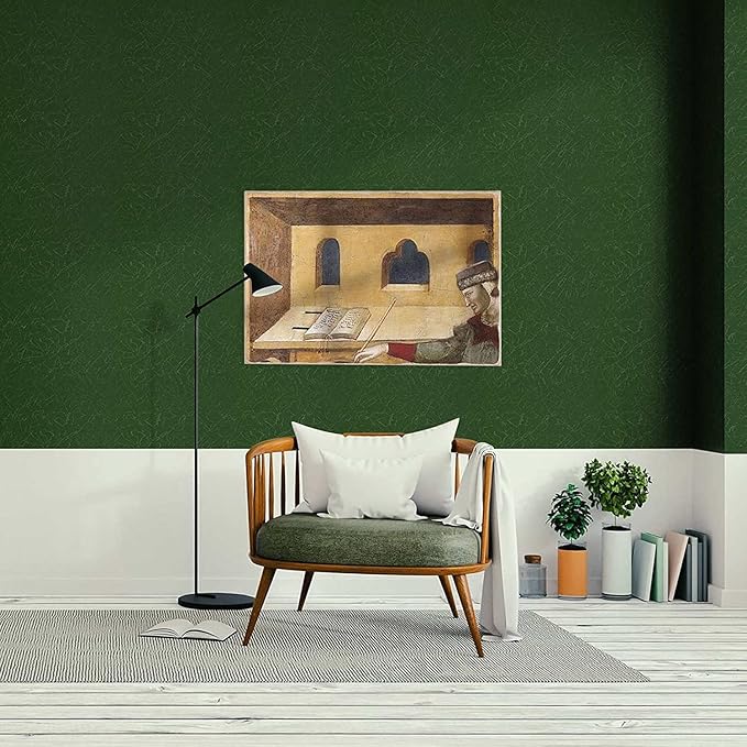 Abyssaly 23.6" X 196.8" Dark Green Peel and Stick Wallpaper Removable Silk Texture Contact Paper Self Adhesive Vintage Embossed Stick on Wallpaper Home Decorativon for Wall Shelf Liner Paper