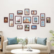 Vittanly 15 Pack Picture Frames Collage Wall Decor for Mounting or Tabletop Display, Gallery Frame Set for Family, Multi Sizes Including 3pcs 8x10, 6pcs 5x7, 6pcs 4x6, Cherry Red
