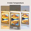2 Pack 24 Inch Wall Lights for Pictures - Brass Cordless Rechargeable Wall Sconces with Dimmable Remote for Above Mirror, Painting & Décor