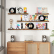 Picture Ledge Shelf, Floating Shelves Set of 2, 56 Inches Long Large Nursery Book Shelves for Toys Storage, Kids Bookshelf Wall Mounted for Living Room Bedroom Decor Books Photo Frames