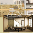 Juexica 1 Pcs Natural Bamboo Wall Panel for Interior Wall 48''x96'' Bamboo Covering Renewable Pole Wainscoting Room Divider Wrap Decor for Bedroom Living Room Kitchen Island Office (Light Burned)