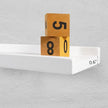 12 Inch Floating Shelves Wall Mounted, Solid Wood Wall Shelves for Decor and Storage, Picture Ledge Shelf for Bedroom/Bathroom/Living Room/Kitchen/Laundry Room, White Color, 12*4*1.5, 1 Pack