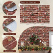 Christmas Wallpaper Brick Wallpaper Peel and Stick 17.3