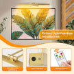 Picture Lights for Wall,Battery Operated Wall Lights,Gallery Light with Remote for Wall Display, Photo,Library Gold, Picture Light, Picture Light Battery Operated