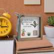 6 Inch Office Desk Decor, Wooden Growth Looks Different for Everyone Plant Sign, Rustic Motivational Art for Cubicle Table Shelf Classroom Inspirational Home Decorations