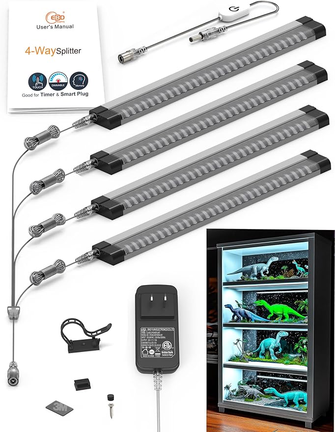 EBD LED Display Cabinet Lighting 4-Way 1.2m / 48