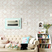 Geometric Peel and Stick Wallpaper boho78.7 x17.3 White and Pink Wallpaper White Contact Paper Removable Wall Paper for Bedroom Waterproof Removable Shelf Liner Decal Vinyl Roll