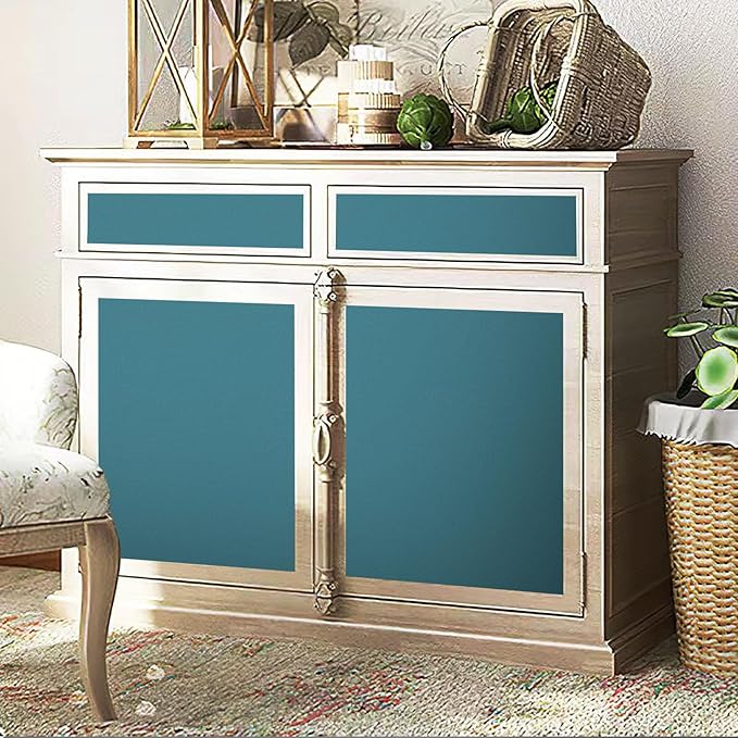 Amiya Teal Peel and Stick Wallpaper Solid Color Textured Contact Paper Pure Teal Self Adhesive Wallpaper Matte Removable Wall Paper Decorative Walls Decal Vinyl Roll A Set of15.7×236"