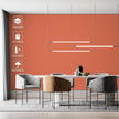 Amiya Orange Peel and Stick Wallpaper Solid Color Textured Contact Paper Pure Orange Self Adhesive Wallpaper Matte Removable Wall Paper Decorative Walls Decal Vinyl Roll A Set of15.7×236