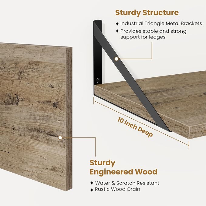 Deep Floating Shelves for Wall,30
