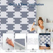 WoveN SounD Brick Acoustic Wall Panels Seamless Visual, High Density, Sound Proof Wall Decor, Noise Blocker Felt Wall Tiles for Home, Studio, Office & Focus Zones (Moon & Silver Gray), 16x12x0.4 Inch