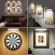 Wall Picture Lights with Remote, Dimmable Painting Light Battery Powered with 3 Lighting Colors,Timer auto-OFF, Art Display Light for Indoor Wall Pictures Paintings Frames Gallery Hallway-6PACK