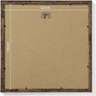 Vittanly 12x12 Picture Frames Set of 9, Shatter Resistant Plexiglass, Display 8x8 Pictures with Mat or 12x12 without Mat, Photo Frames for Wall Mount, Engineered Wood, Brown