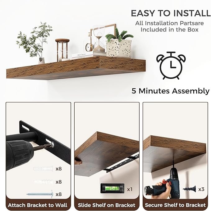 Floating Shelves for Wall, 40