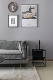 Peel and Stick Wallpaper Solid Color Grey Contact Paper Matte Wallpaper for Bedroom Bathroom Modern Wall Paper Removable Self-Adhesive Kitchen Wall Decor Vinyl Roll 17.3