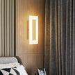 LMQNINE Modern LED Acrylic Gold Wall Sconce Warm White Light 3000K for Bedroom Corridor Stairs Bathroom Indoor Lighting Fixture Lamps Home Room Decor (2-Pack)…