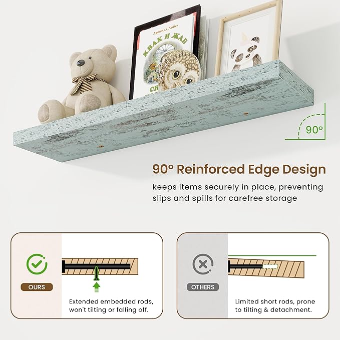 40in Floating Shelves for Wall, 40