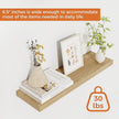 Fun Memories Floating Shelves for Wall, 22.5