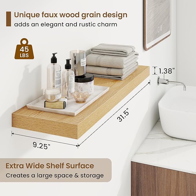 32in Floating Shelves for Wall, 32