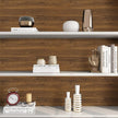 Abyssaly Wood Contact Paper, Brown Wood Peel and Stick Wallpaper for Cabinets, Self Adhesive Waterproof Wall Paper for Furniture Countertops Drawer Shelf Liner 11.8