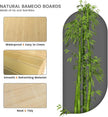 Bamboo Wall Panels for Interior Wall Decor: Natural Flexible Pole Wrap Decorative Wall Panel, Wainscoting Wall Cladding Paneling for Living Room,Bedroom,Office,Ceiling,Kitchen 2.3ft X 8ft