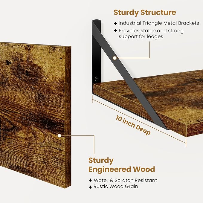 Deep Floating Shelves,55