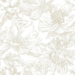 Ismoon Large Floral Peel and Stick Wallpaper Boho Beige Contact Paper 17.3inx6.5ft Neutral Wall Paper Removable Self Adhesive Wallpaper Bedroom Cabinet Bathroom Waterproof Mural Wall Decor Vinyl Roll