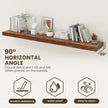 72 Inch Floating Shelves | 12 Inch Deep Floating Shelves Set of 2 | 72