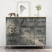 FunStick Grey Weathered Concrete Wallpaper Peel and Stick Textured Grey Cement Contact Paper for Countertops Cabinets Waterproof Self Adhesive Removable Concrete Wall Paper for Room Walls 15.8