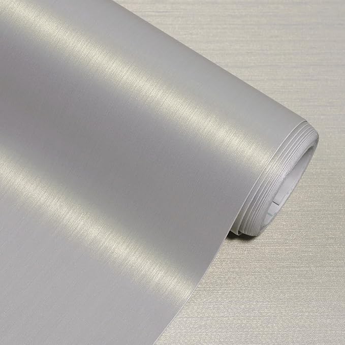 wishFIRE Grey Peel and Stick Wallpaper 15.7