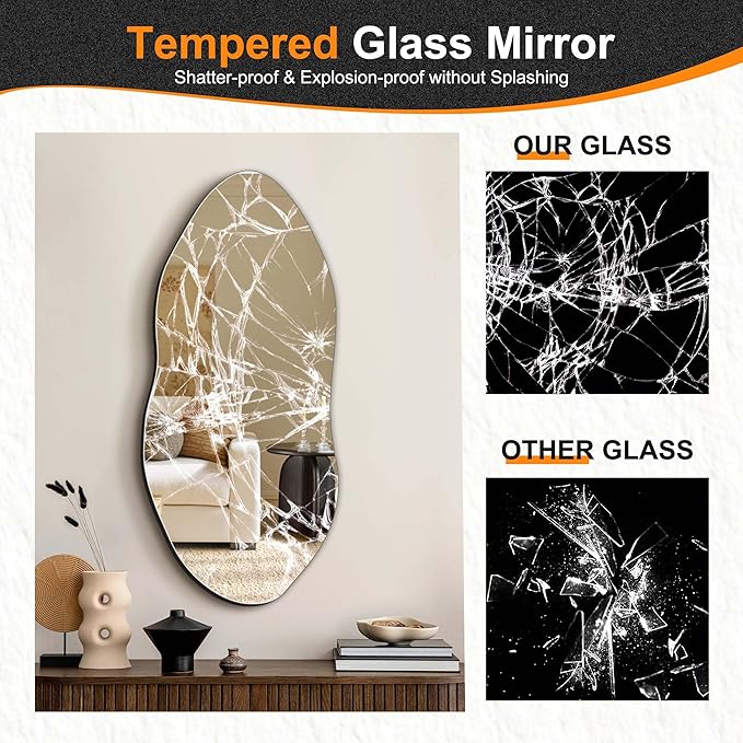 Delma Irregular Wall Mirror,32