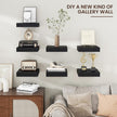 Square Floating Shelves for Wall, 12