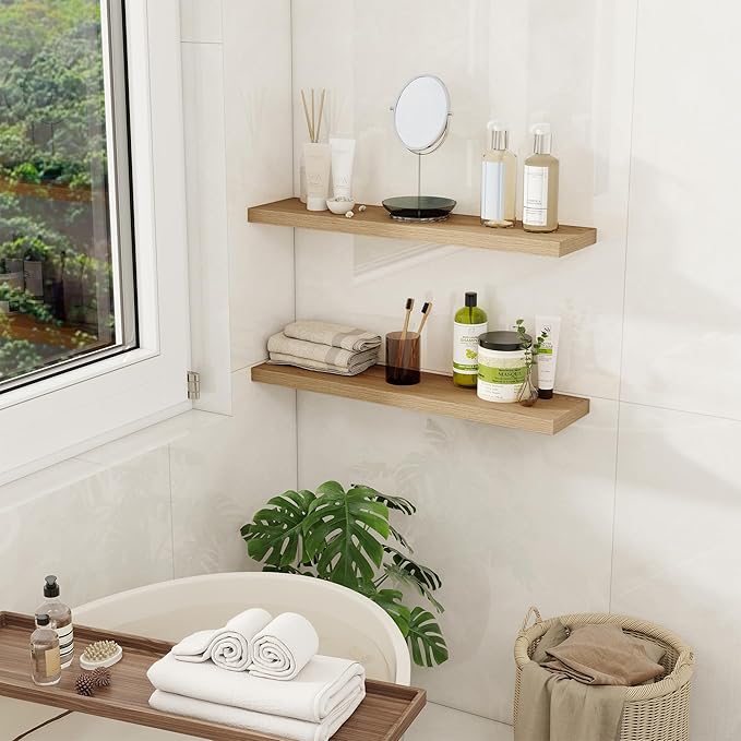 Fun Memories Floating Shelves for Wall, 27.5