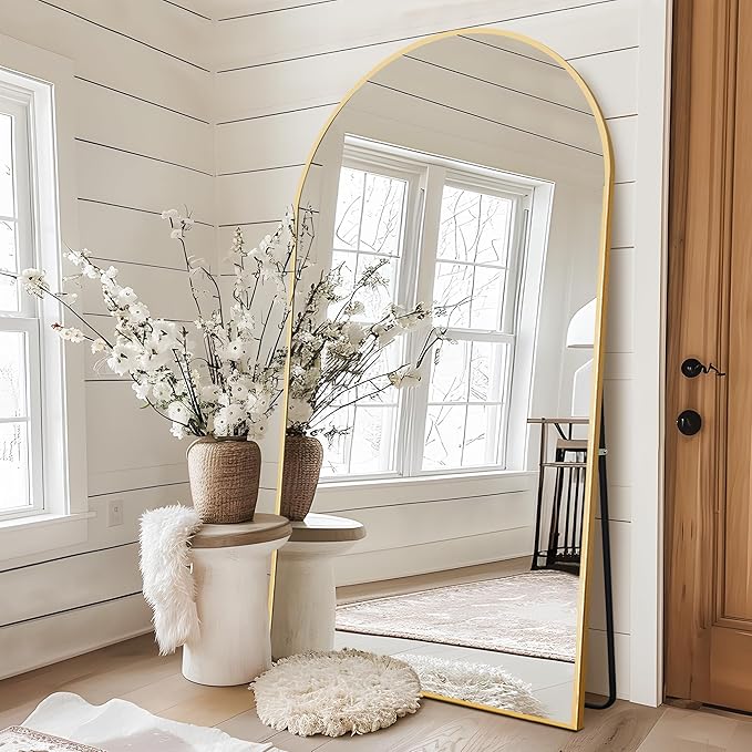 NicBex Oversized Full Length Mirror with Stand, 76
