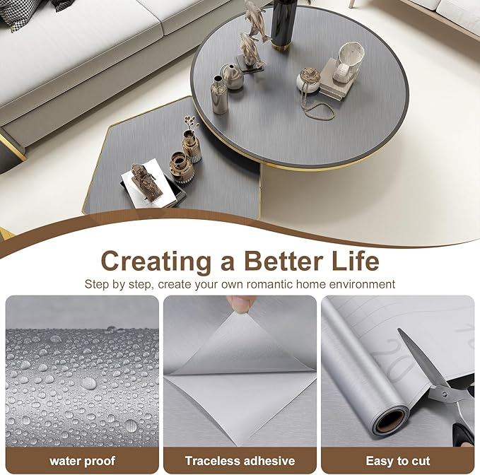 Stainless Steel Contact Paper 15.7