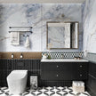 Cream Blue Gold Marble Peel and Stick Contact Paper Kitchen Marble Wall Paper Vinyl Wrap for Countertops Waterproof Granite for Cabinets Wallpaper Peel & Stick Countertop Covering Table Desk