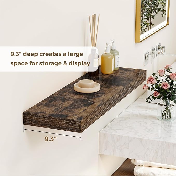 Dreamland 32 Inches Floating Shelves for Wall, 9.3