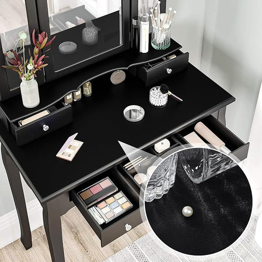 Black Contact Paper Solid Black Peel and Stick Wallpaper 17.3"x480" Matte Self Adhesive Waterproof Vinyl Roll for Bathroom Kitchen Backsplash Cabinets Shelf Liners Drawers
