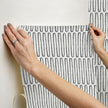 NuWallpaper Porter Charcoal Peel and Stick Wallpaper, NUS6220