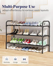 Kitsure Extra-Long Shoe Rack for Closet, Shoe Organizer for Front Door Entrance, Stackable Shoe Shelf, Detachable Closet Organizers and Storage, 39.0
