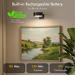 3-Pack Picture Lights for Wall, Rechargeable Battery Operated LED Painting Light with Remote Control Dimmable & Timer, 3 CCT Magnetic Art Display Lighting, Wireless Wall Decor Puck Light, Black