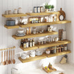 24 Inch Floating Shelves for Wall Set of 2, 12