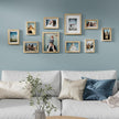 Vittanly Picture Frames Set of 10, Picture Frames Collage Wall Decor with Two 8x10, Four 5x7, and Four 4x6 Photo Frames, Gallery Wall Frame Set for Wall or Tabletop Display, Light Wood