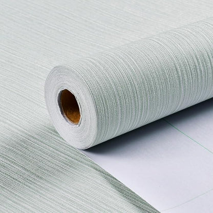 Haimin Grasscloth Wallpaper Textured 24in X 393in Fabric Contact Paper Textured Linen Peel and Stick Self-Adhesive Thick Vinyl Embossed Wallpaper