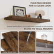 Fun Memories Square Floating Shelves for Wall, 9.3