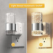 L LOHAS LED Night Lights Plug into Wall 2 Pack, Dimmable Night Light with Dusk-to-Dawn Sensor, Soft White/Cool White/Amber 3 Color Light, Adjustable Brightness, Rotatable Plug, Bubble Nightlight