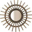 Retro Gold Mirrors for Wall Pack of 3. Round Mirrors. Decorative Mirrors.Wall Mirrors for Decor Home Decor.Plastic Frames.Glass Mirrors.Make Old Gold Color.