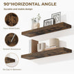 Dreamland 36 Inches Floating Shelves for Wall, 9.3