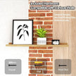Floating Shelves for Wall Decor, Long Wall Mounted Storage Shelf for Bedroom, Living Room, Bathroom, Kitchen, Nursery, Display Picture Ledge Shelf with Lip Set of 2-36 Inches, Oak